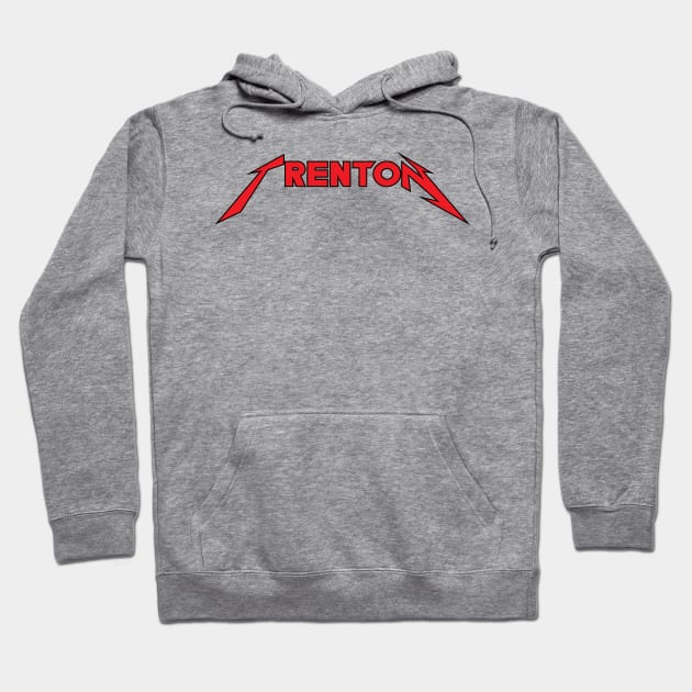 Trenton - Typography Art Hoodie by Nebula Station